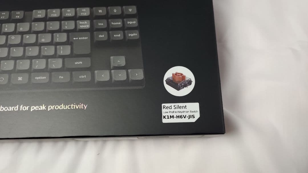 薄型日本語配列Keychron K1 Max ワイヤレスキーボード