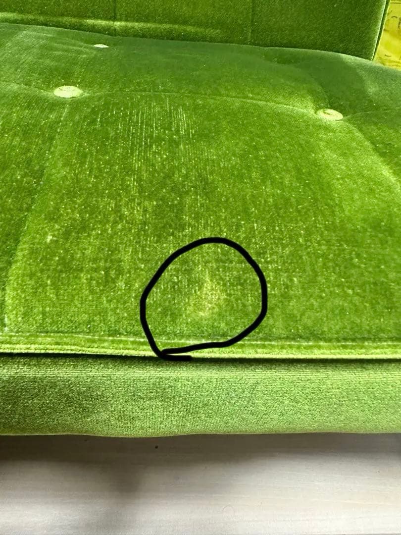 カリモク60　Kチェア 2シーター モケットグリーン