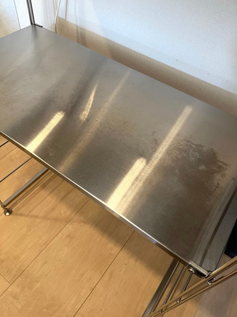 無印良品 ステンレスユニットシェルフ　ワイド・中