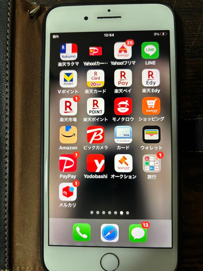 Apple iPhone8 Plus 本体 ケース付き 充電コード3本(3m2本