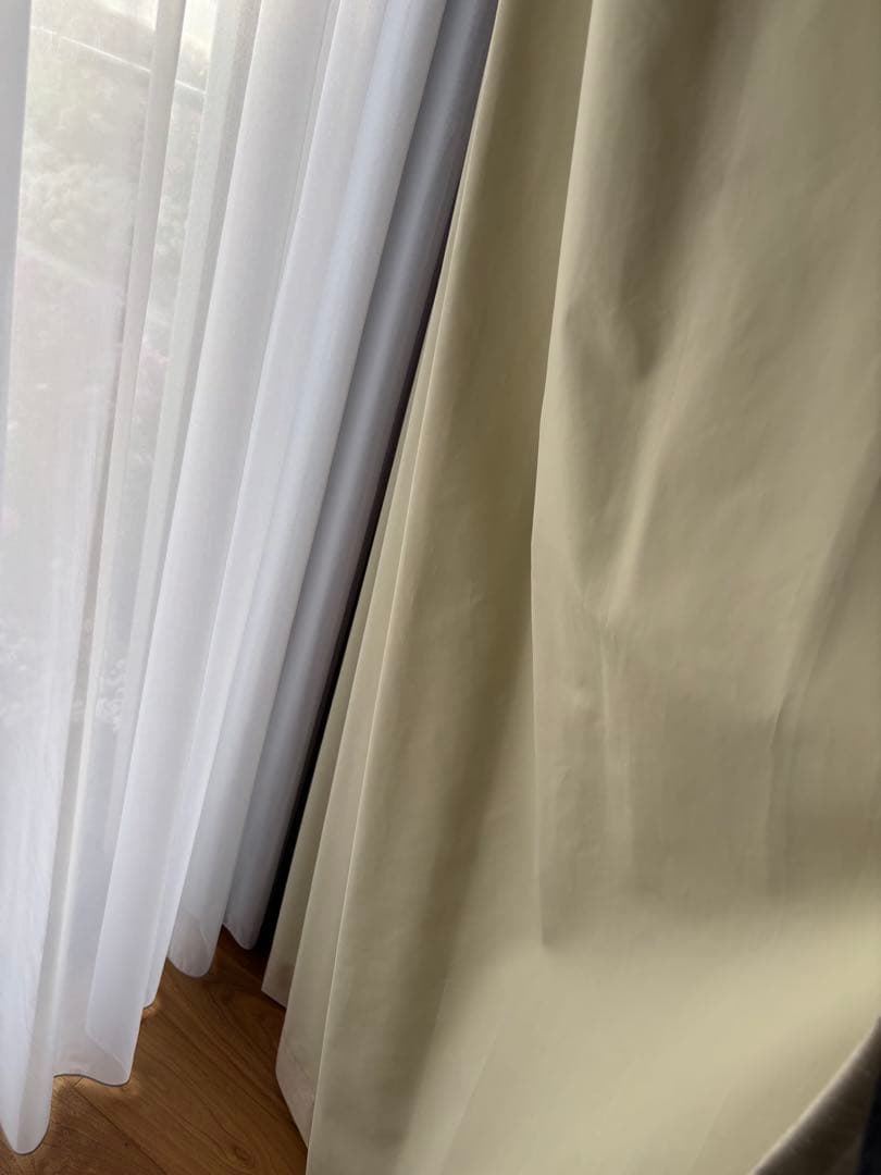 フジエテキスタイル　ドレープ　レースカーテン　セット W2600 x H2450