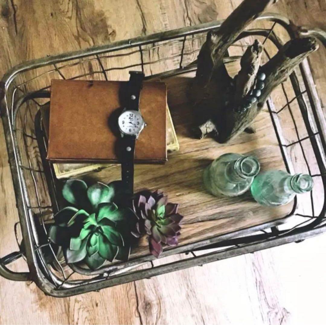 ■ビンテージ調 アイアンバスケット スタンドラック■