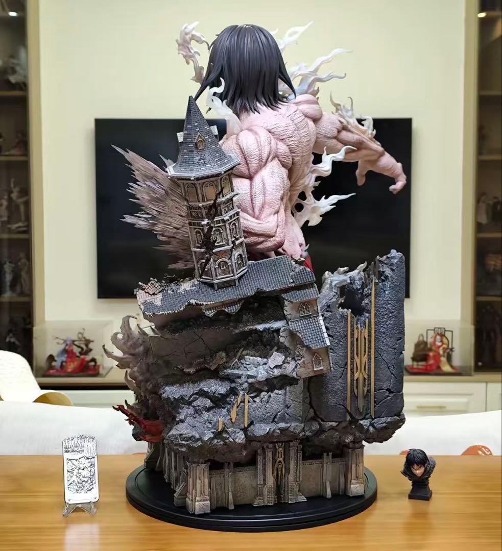 進撃の巨人 ⑨ エレン·イェーガー ガレージキット ガレキ スタチュー