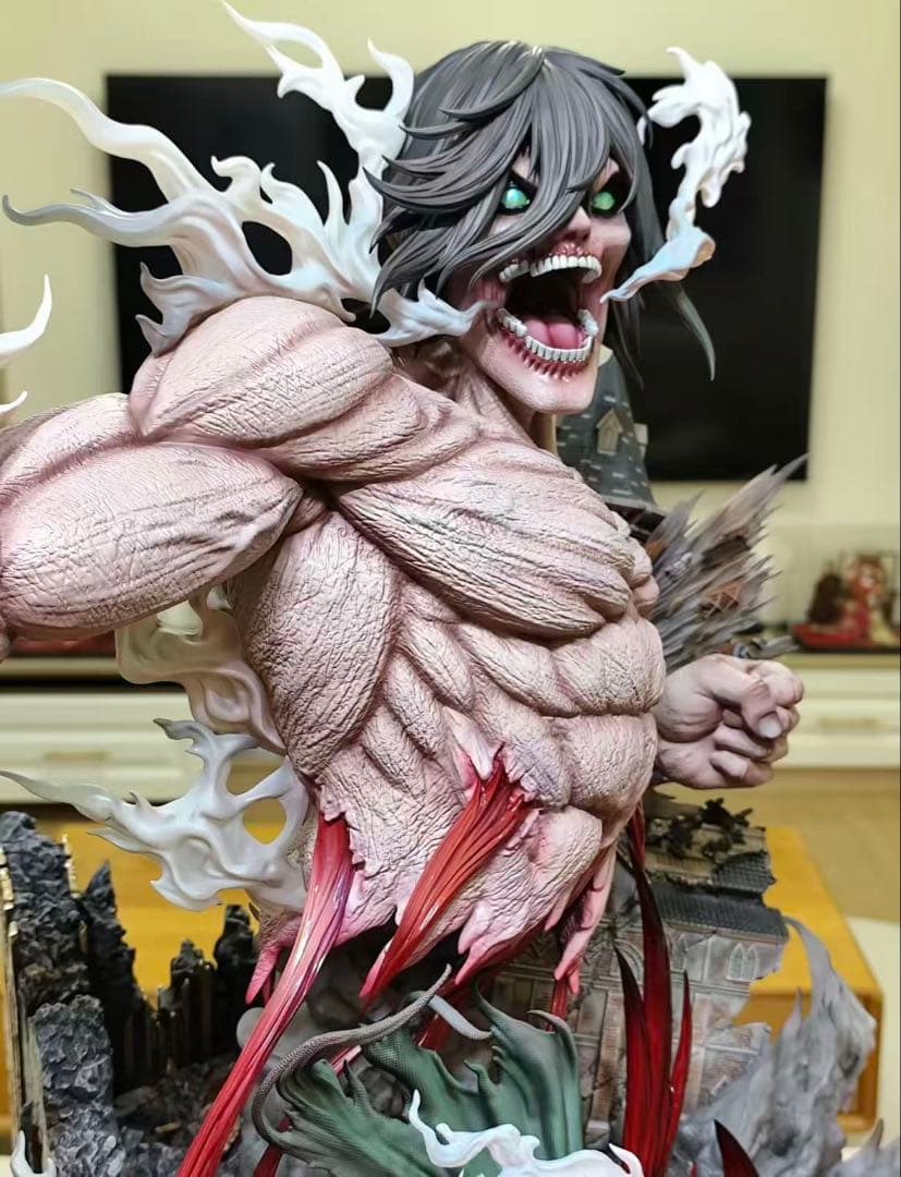 進撃の巨人 ⑨ エレン·イェーガー ガレージキット ガレキ スタチュー