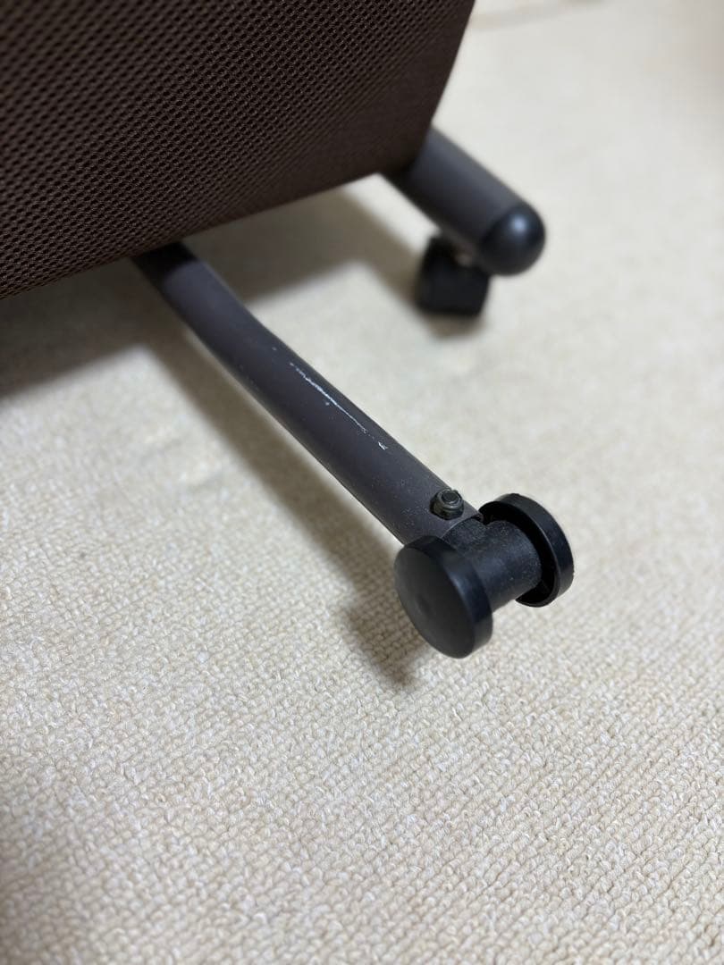 折りたたみベッド スチールフレーム (Brown)