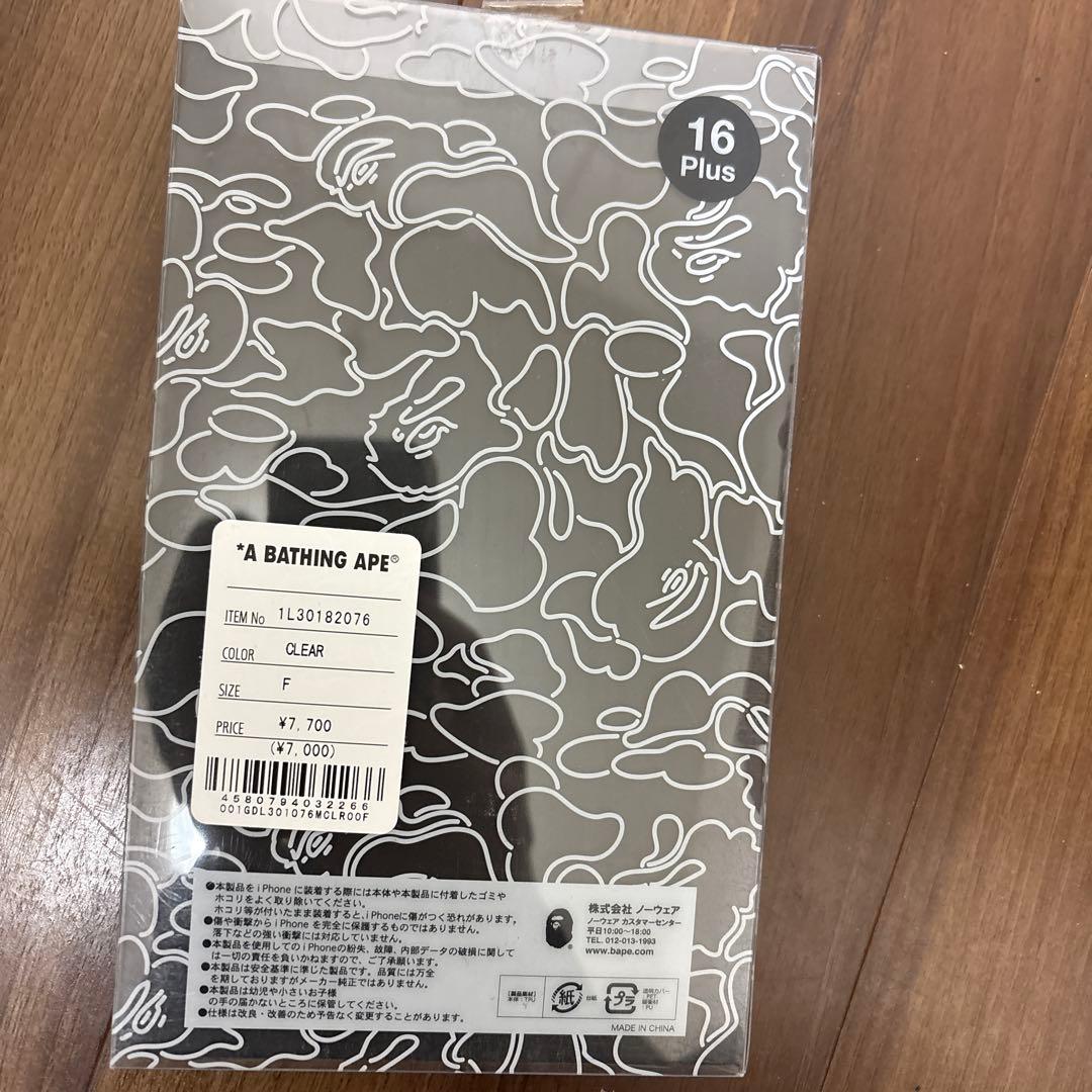 A BATHING APE iPhone 16 Plus ケース
