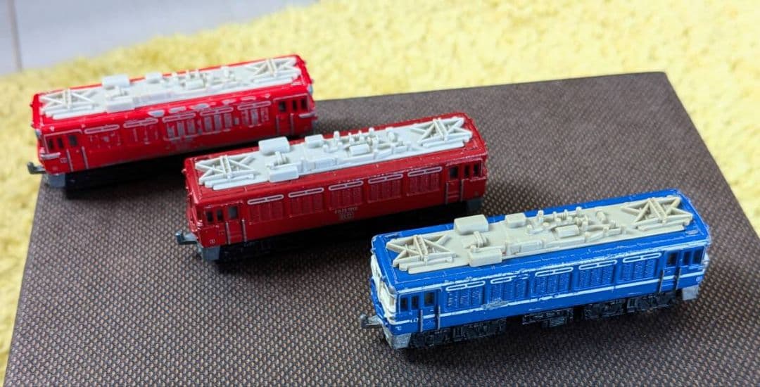 ロングトミカ　DD13形 旭化成タンク車 トミカ ED75電気機関車 赤 青