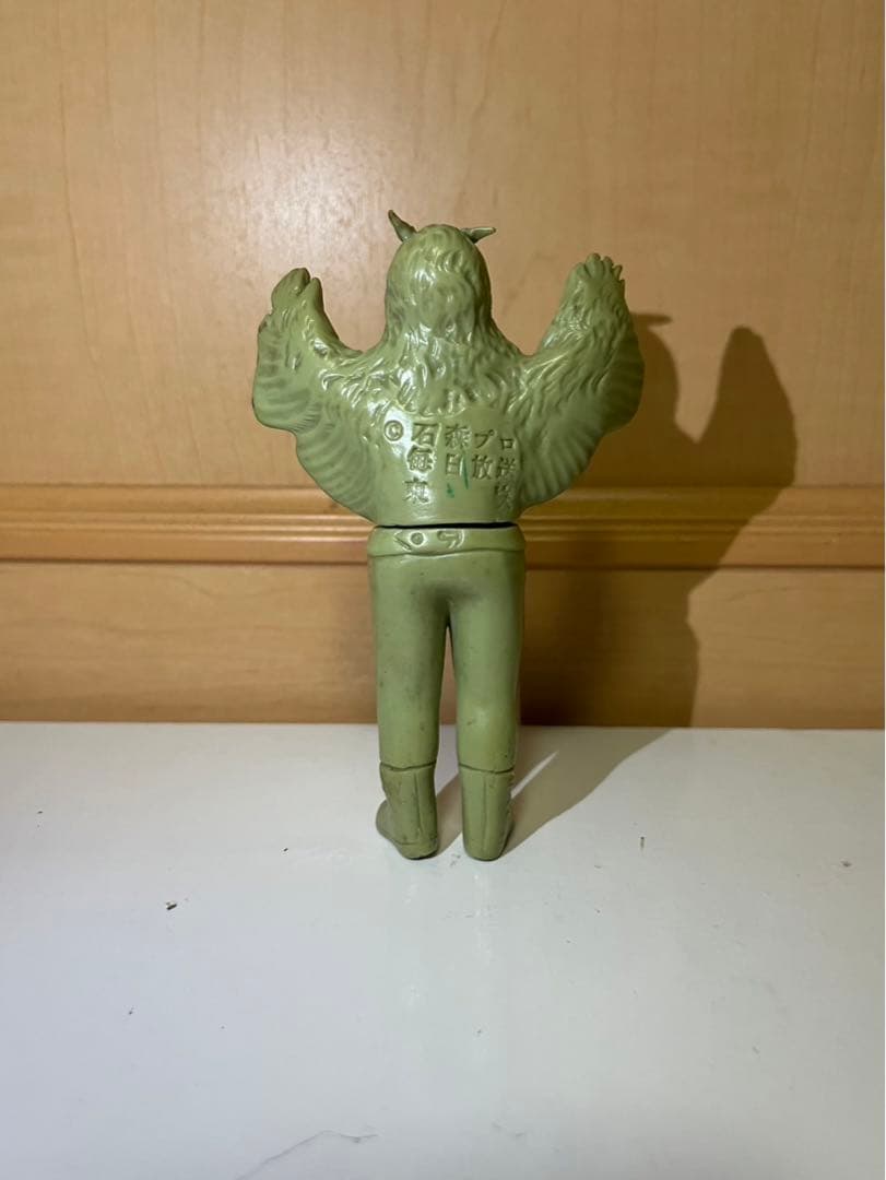 バンダイ　仮面ライダー怪人　ドクガンダー成虫 ミニ　ソフビ　当時もの