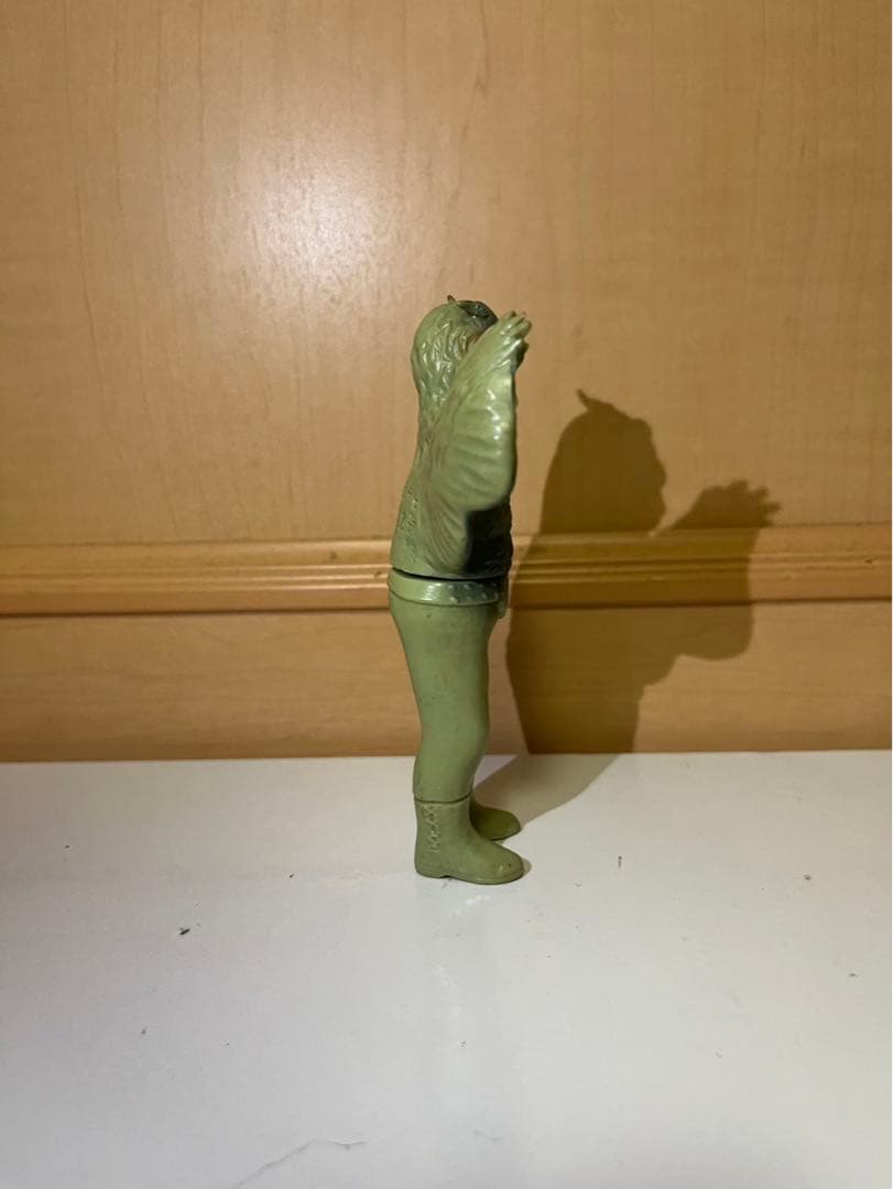 バンダイ　仮面ライダー怪人　ドクガンダー成虫 ミニ　ソフビ　当時もの