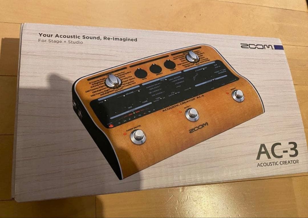 zoom AC-3 アコースティック用プリアンプ　美品