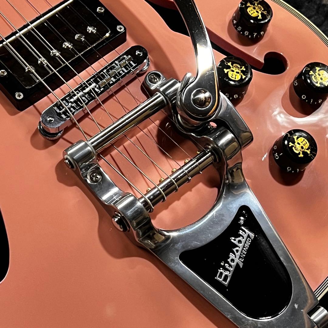 【希少】 Burny バーニー PLC-65PP セミアコ ピンク 管BC