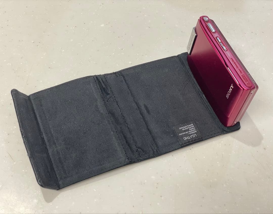 【動作確認済】SONYサイバーショットDSC-T200 2GMS&レザーカバー付