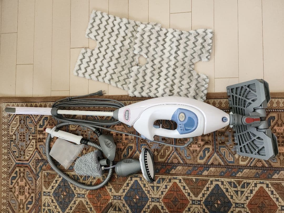 シャーク 2-IN-1 プロ スチームモップ S3974J ホワイト×ブルー