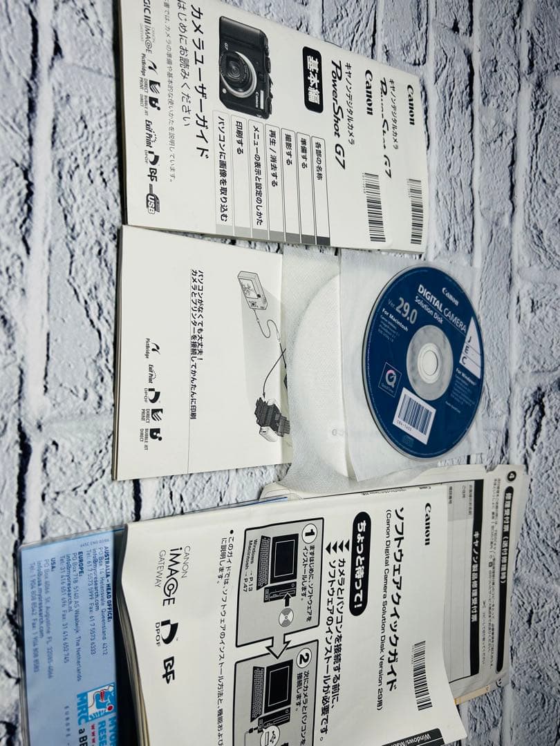 箱付き Canon キャノン PowerShot G7 デジタル PC1210
