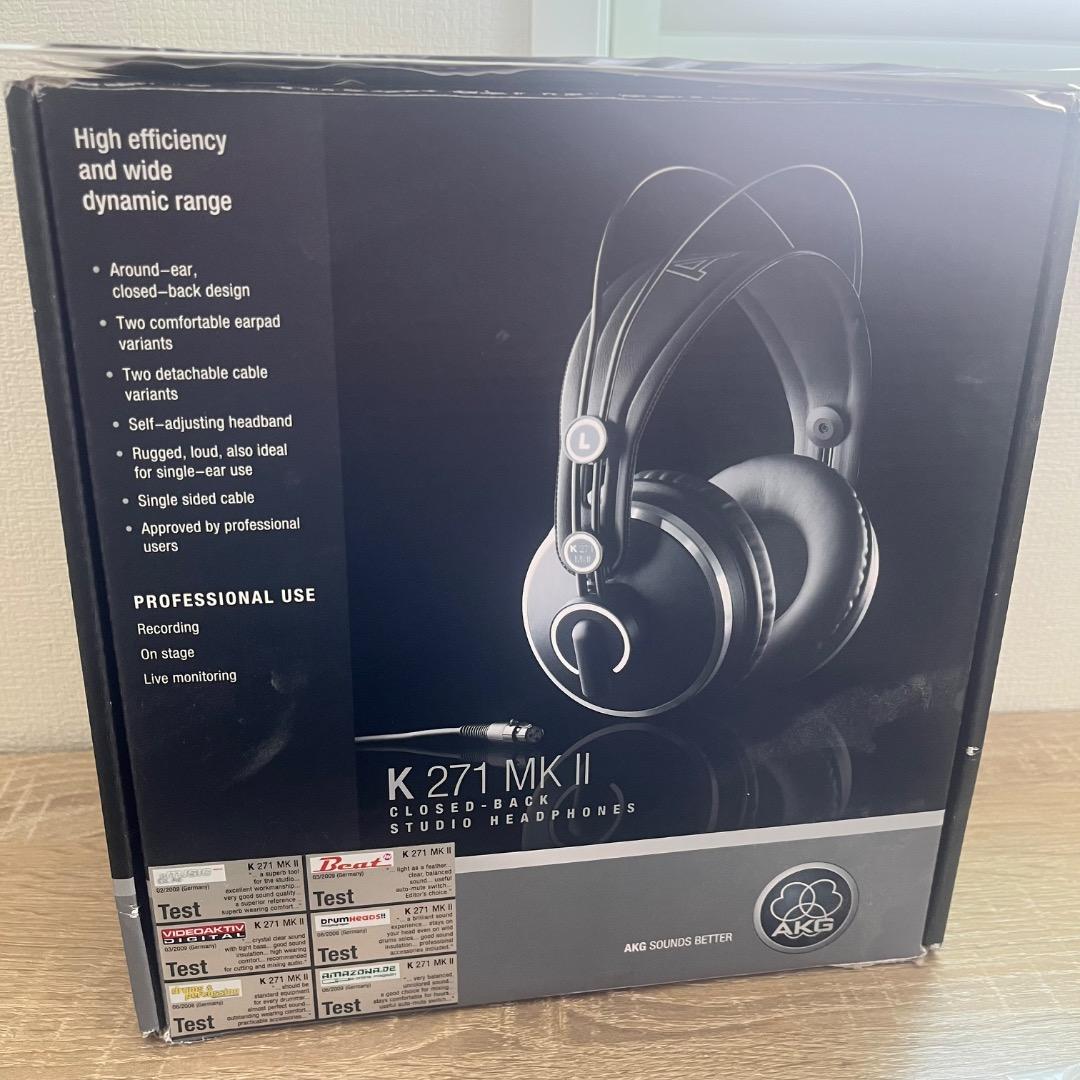 AKG K271 MK2 密閉型モニターヘッドホン