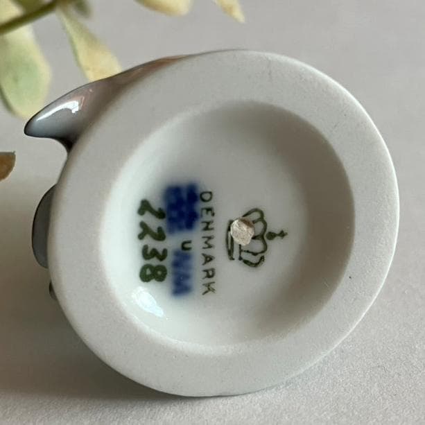 nknk 2点おまとめ ロイヤルコペンハーゲン ロビン・少年と猫