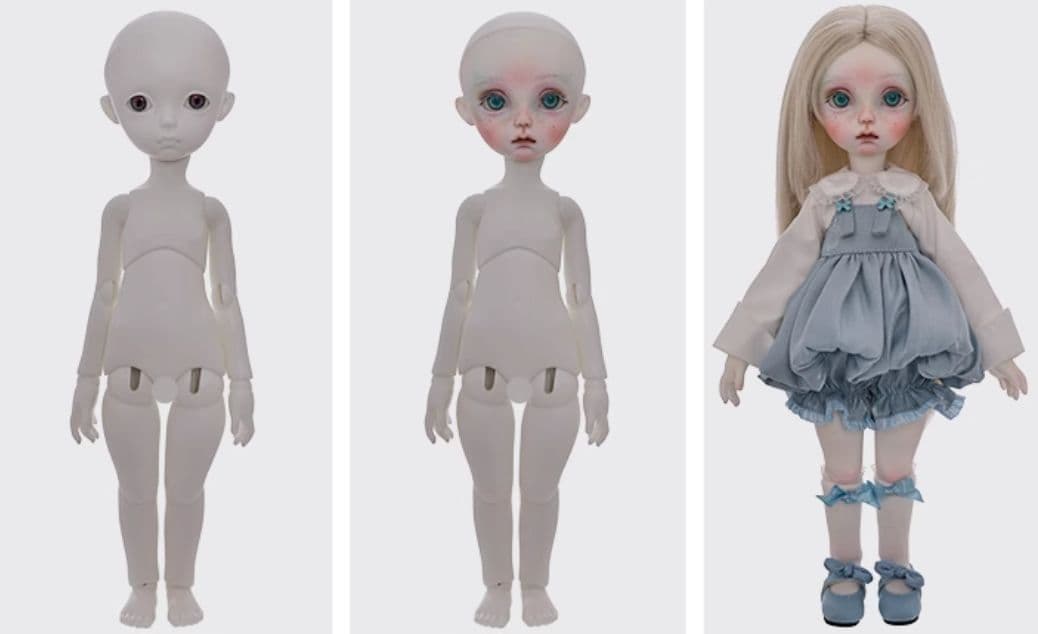 AX925 BJD 1/4 ドール本体 Sekino 球体関節人形 ハンドメイド