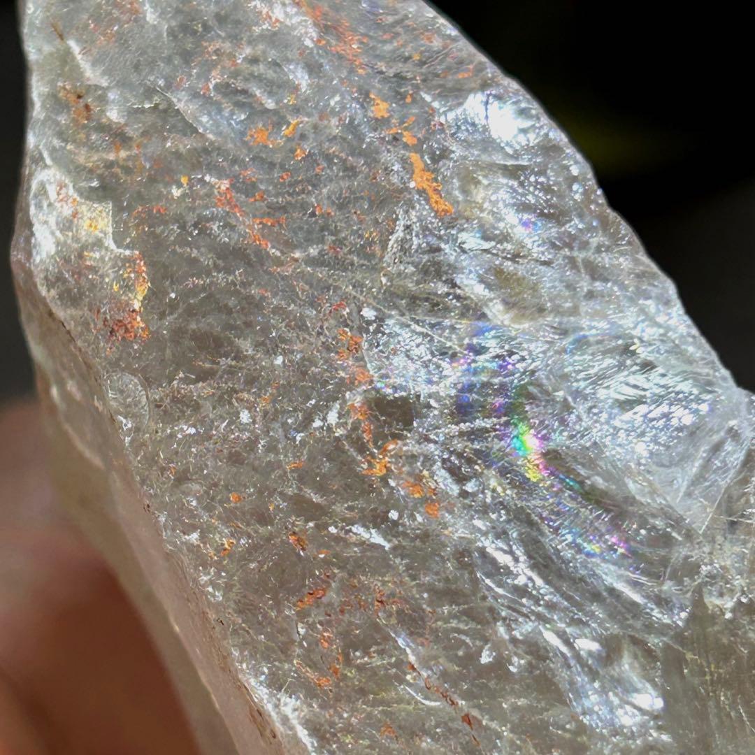 ☆別格高級品！ホワイト　ルチル　原石　クラスター　福徳大黒秘宝③