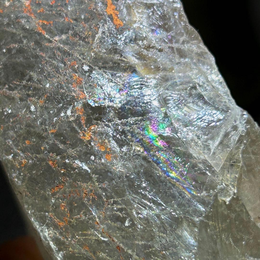 ☆別格高級品！ホワイト　ルチル　原石　クラスター　福徳大黒秘宝③