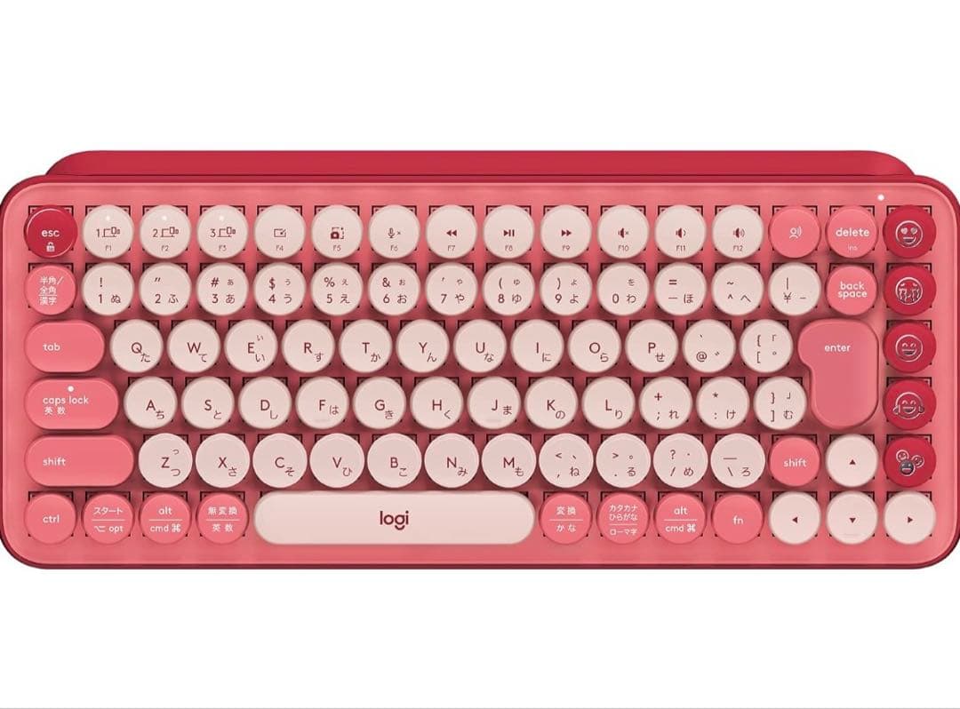 ロジクール POP KEYS K730RO ローズ ほぼ未使用