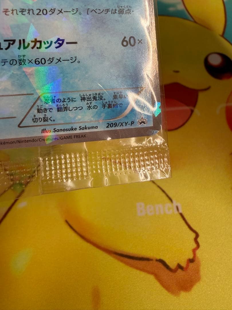 ポケモンカード ゲッコウガ 209/XY-P 未開封 プロモ ファミリーマート
