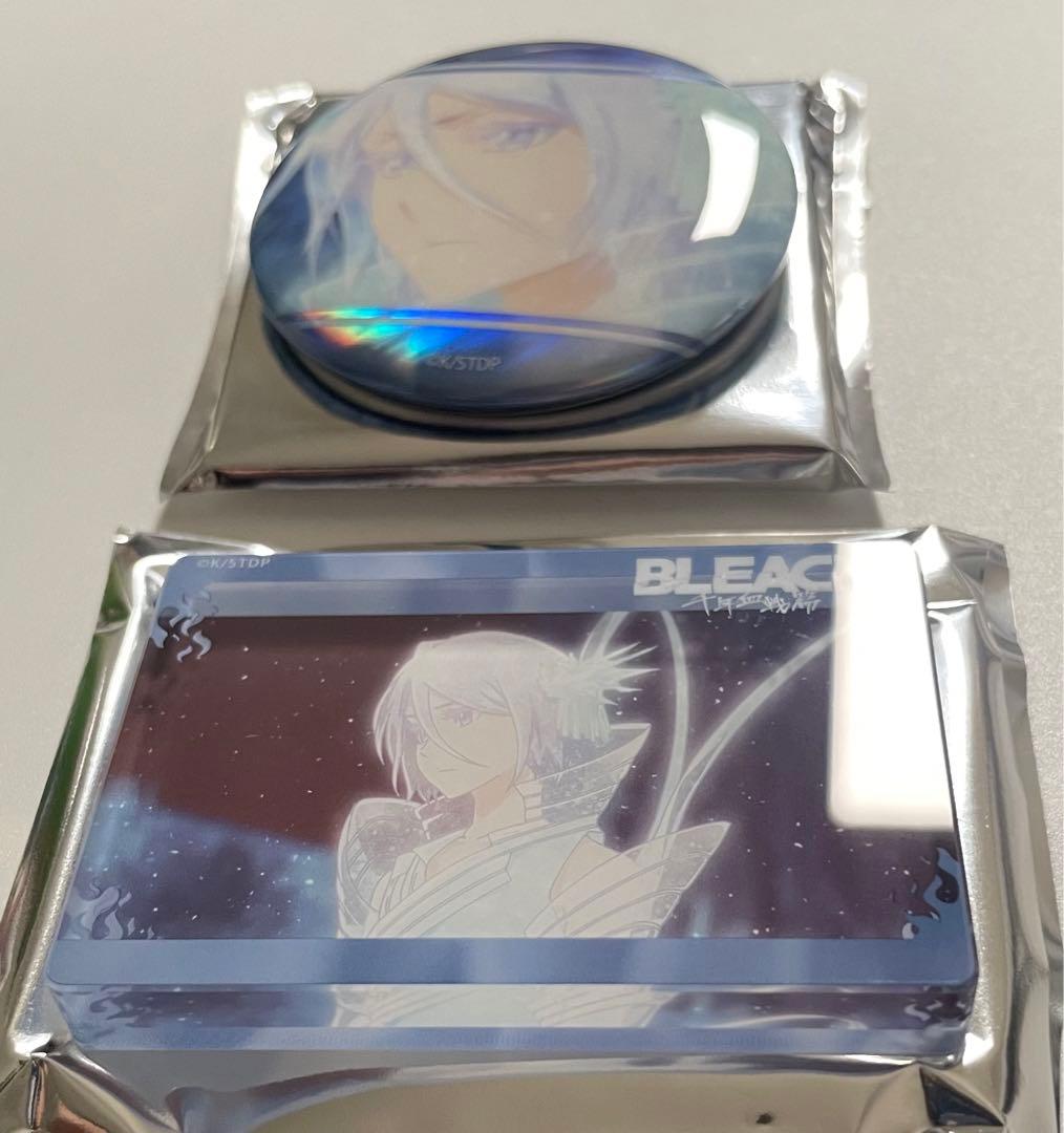 アクリルブロック　BLEACH 千年血戦篇　ラメ缶バッジ　朽木ルキア