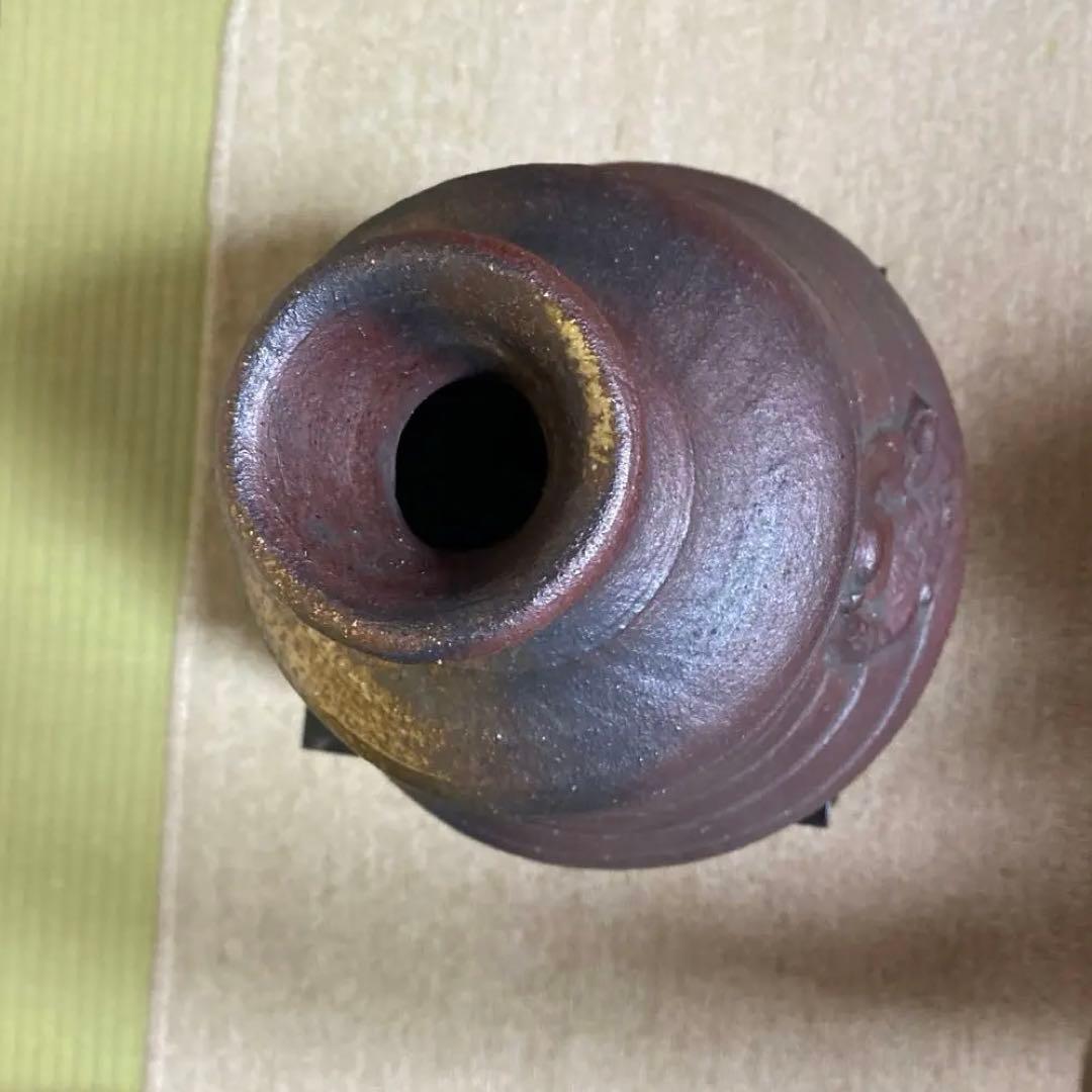 備前壺　花入　花瓶　壺 置物 骨董品　アンティーク
