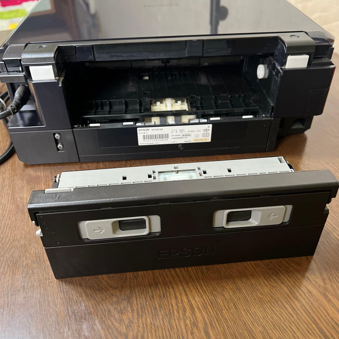 【ジャンク品】EPSON EP-807AB プリンター 純正インク4本つき