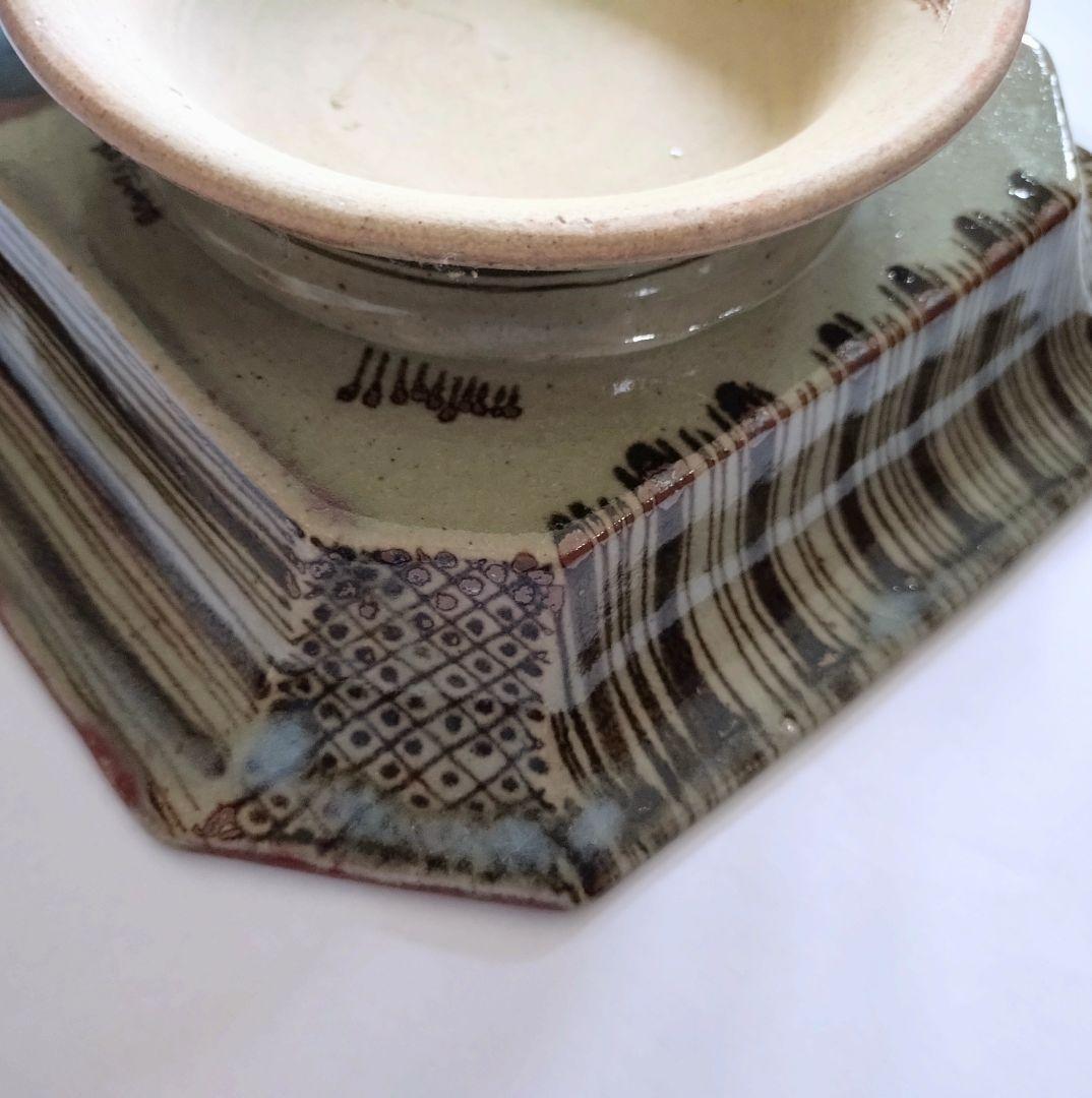 織部焼 作家 北野耕司 高台皿