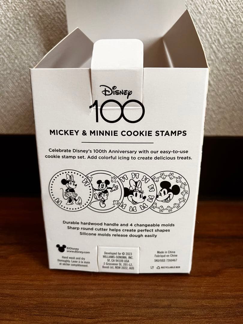 ミッキー　ミニー　クッキースタンプ 4個セット