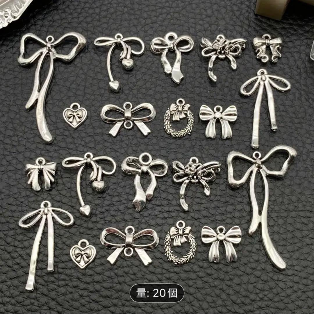 リボン　ミニチャーム　　20個