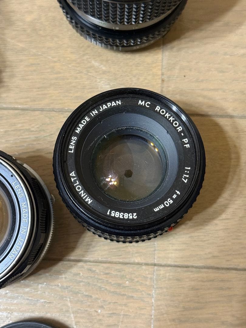 MINOLTA X-700 一眼レフカメラ　レンズ4本