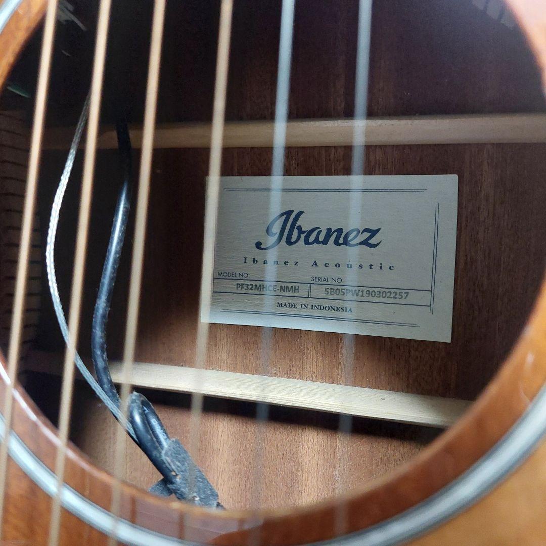 【美品】 Ibanez ドレッドノートサイズ エレアコ PF32MHCE-NMH