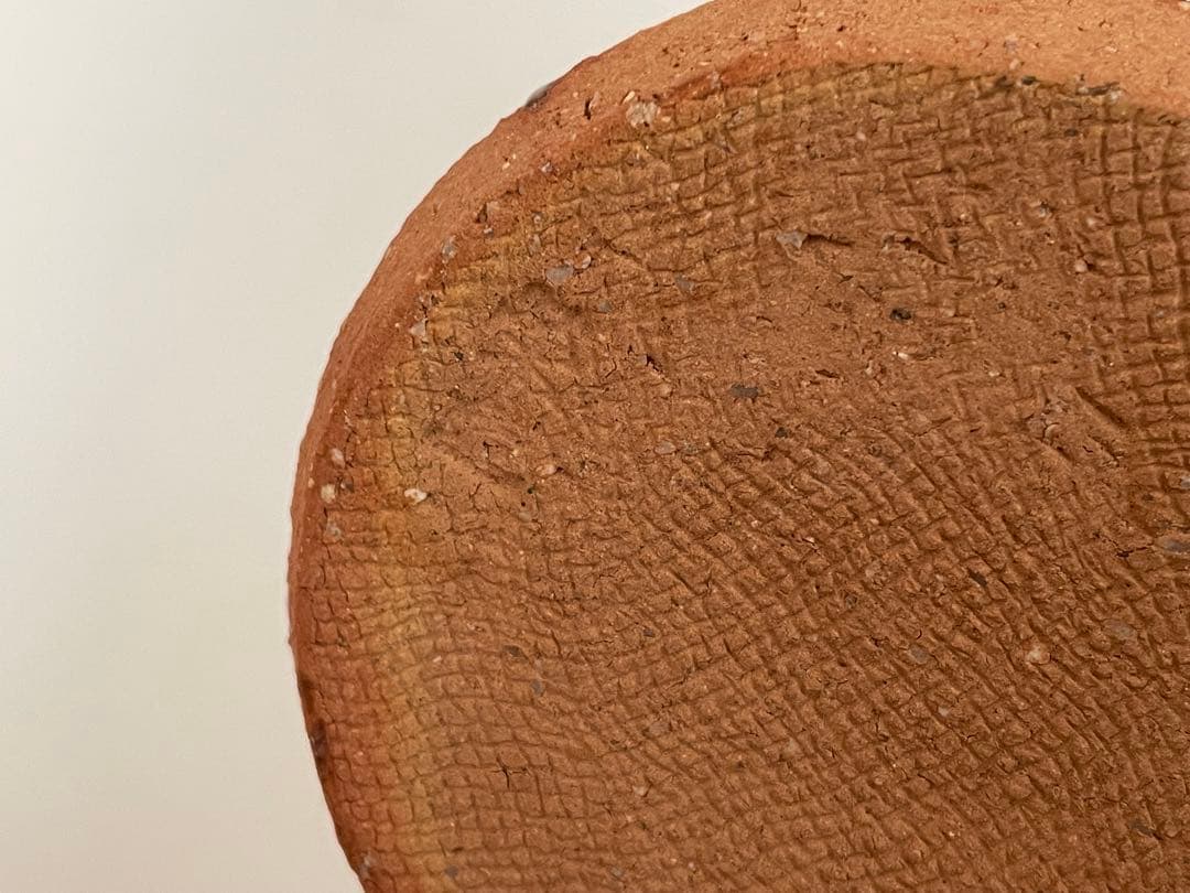 陶芸家　作家物　三輪栄造　花入　掛花入　筒花入　萩　萩焼　共箱　三輪休雪