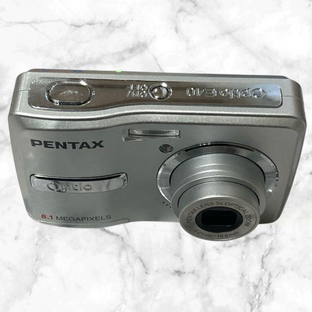 【希少】PENTAX Optio E40 8.1メガピクセル 単三電池