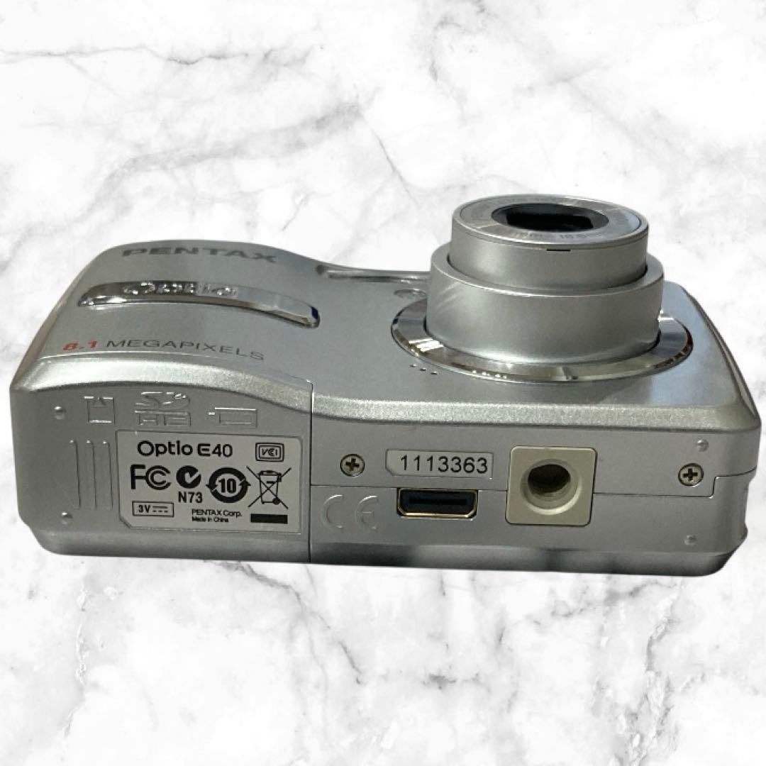 【希少】PENTAX Optio E40 8.1メガピクセル 単三電池