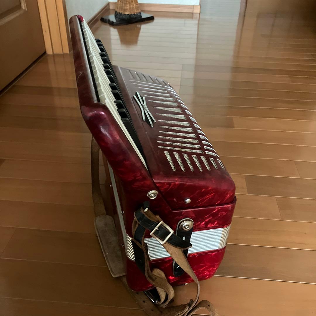YAMAHA アコーディオン 赤