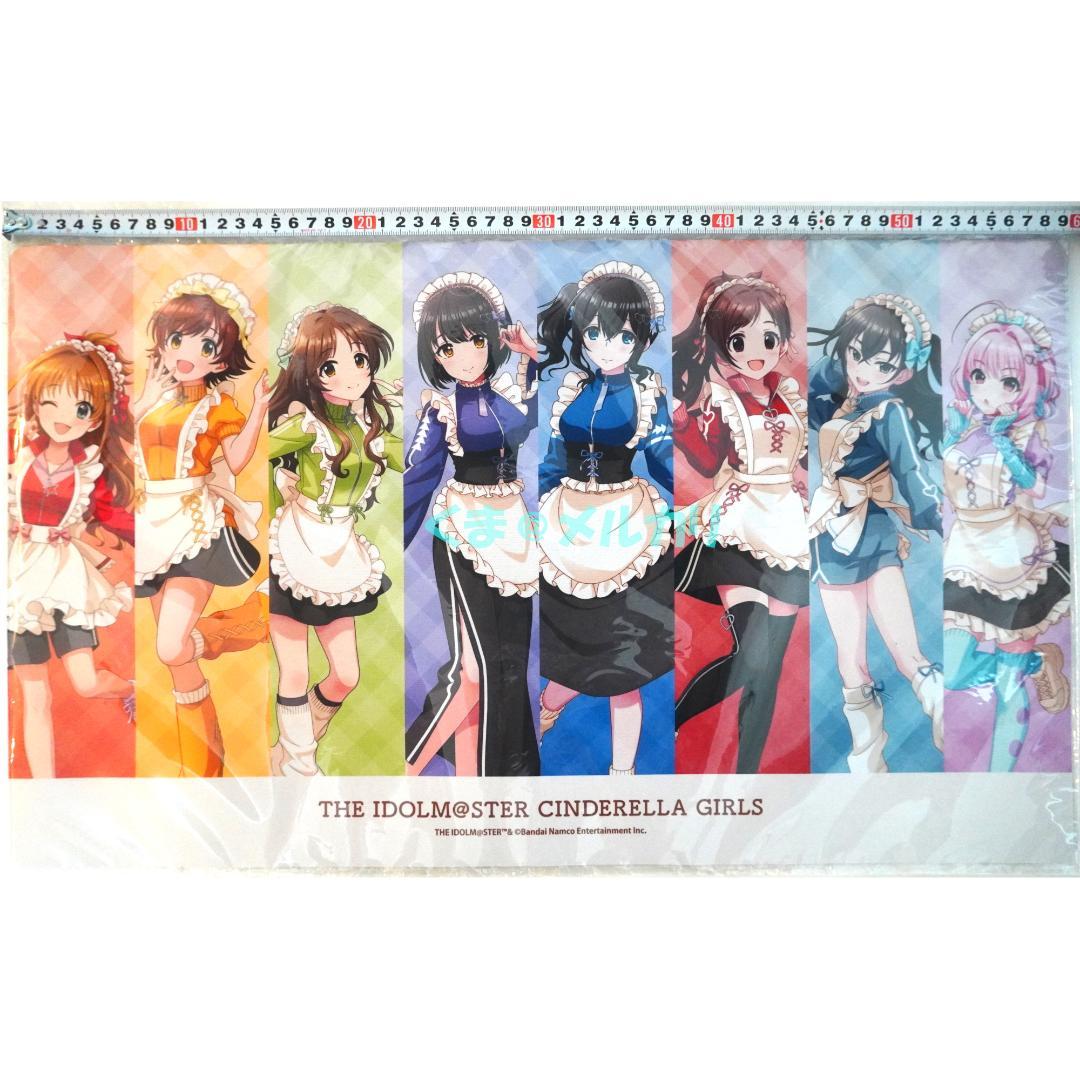 デレマス 描き下ろしラバーデスクマット 集合 ジャージメイドver.
