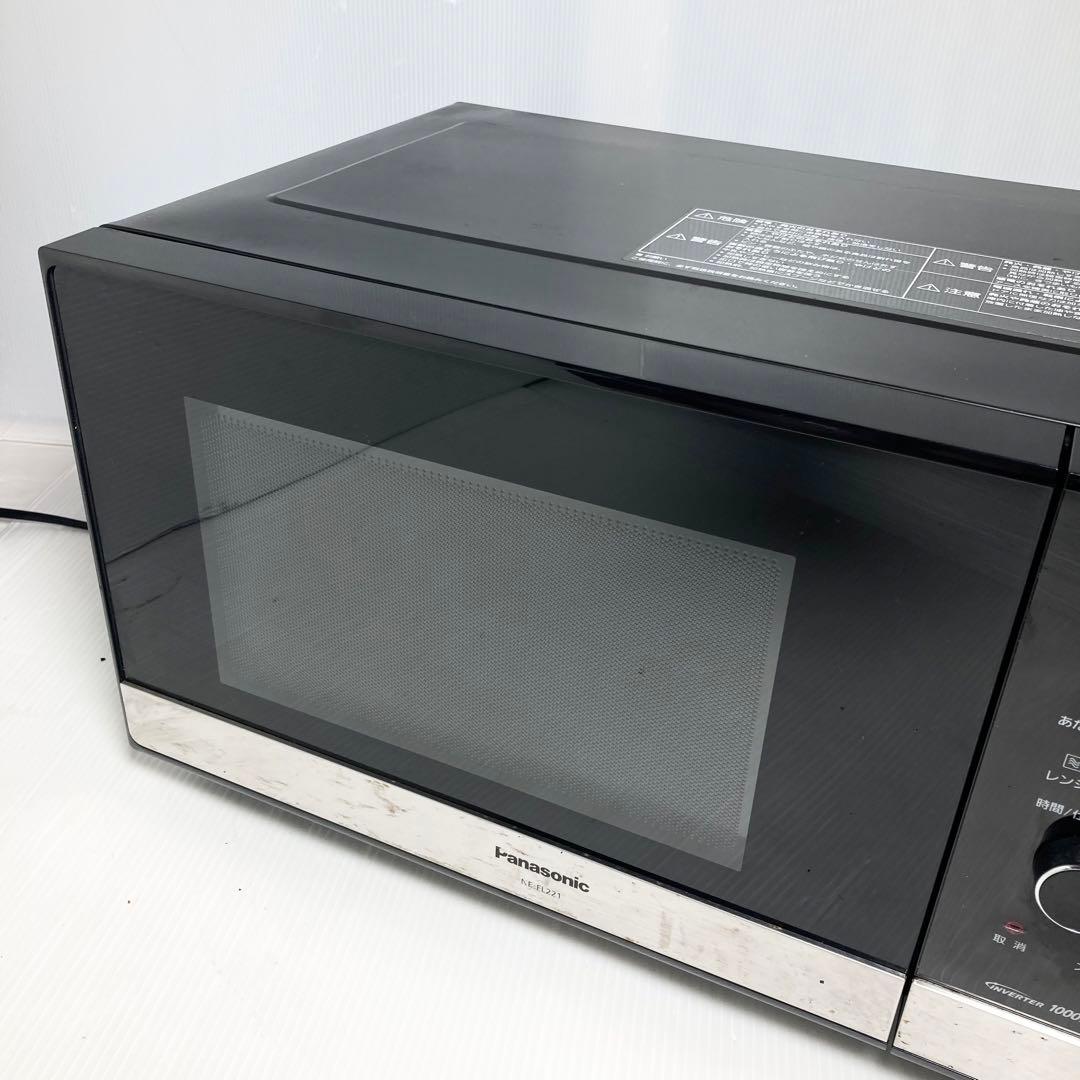 美品 パナソニック 単機能電子レンジ NE-FL221-K 2019年製 22L