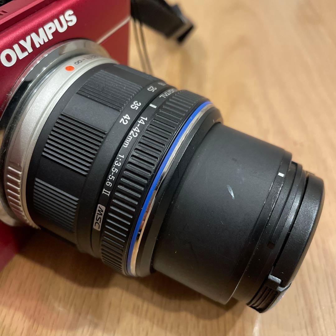 マハール★OLYMPUS PEN E-PL1s 人気のレッド★