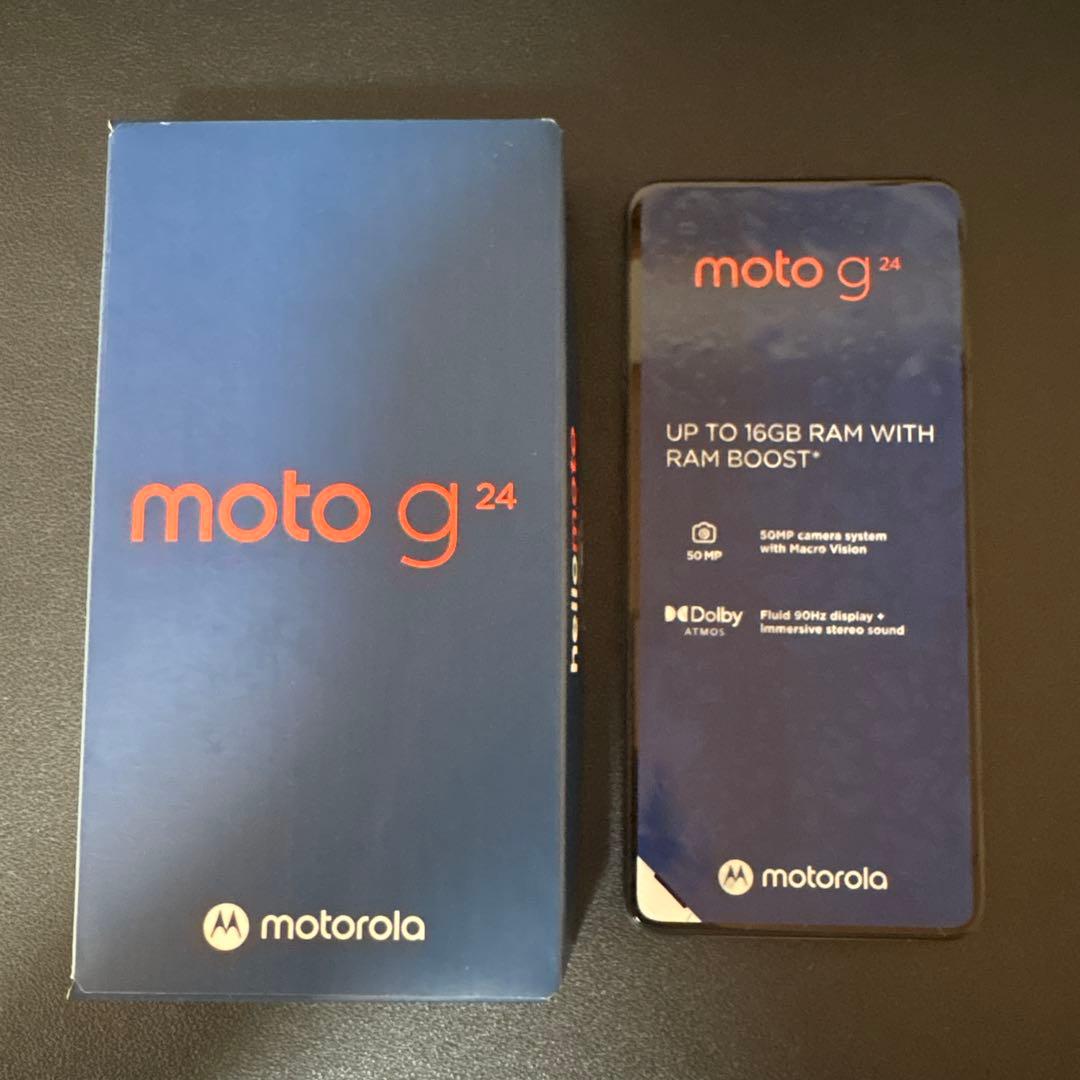 moto g24 SIMフリー 128GB Android14 SDカード対応