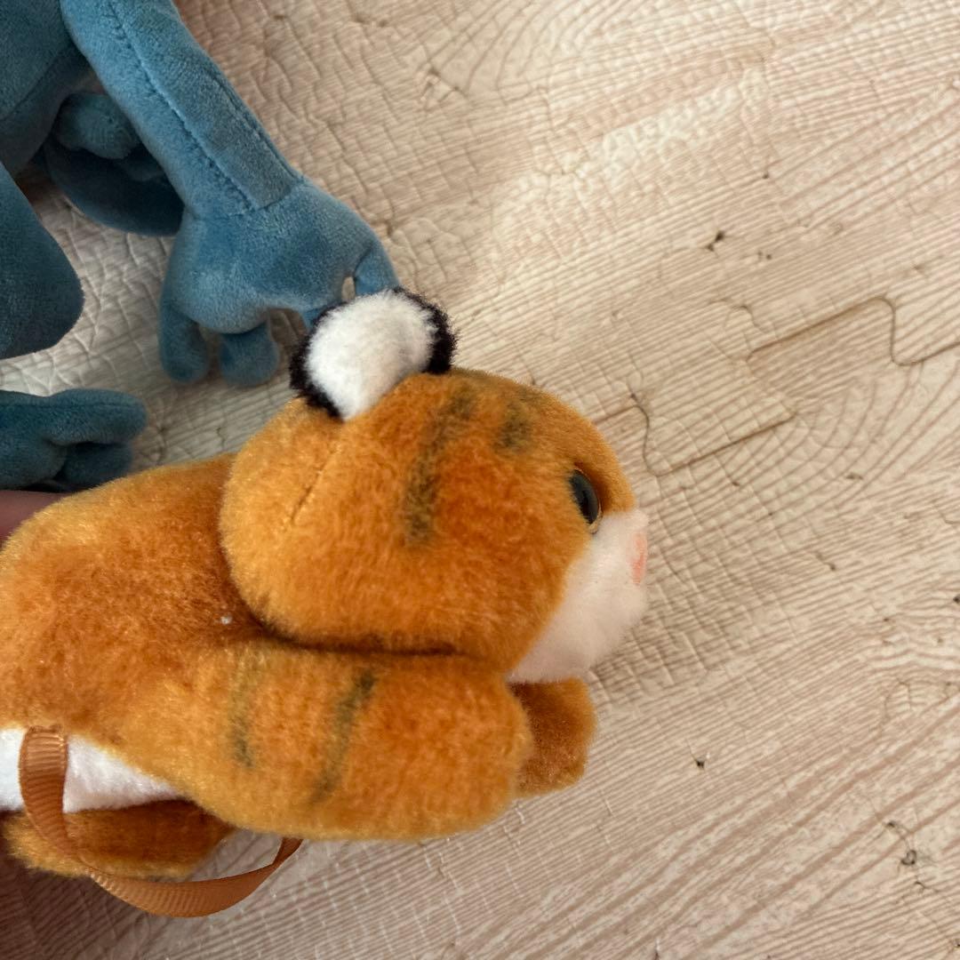 恐竜・ホワイトタイガー・犬・カエルぬいぐるみセット