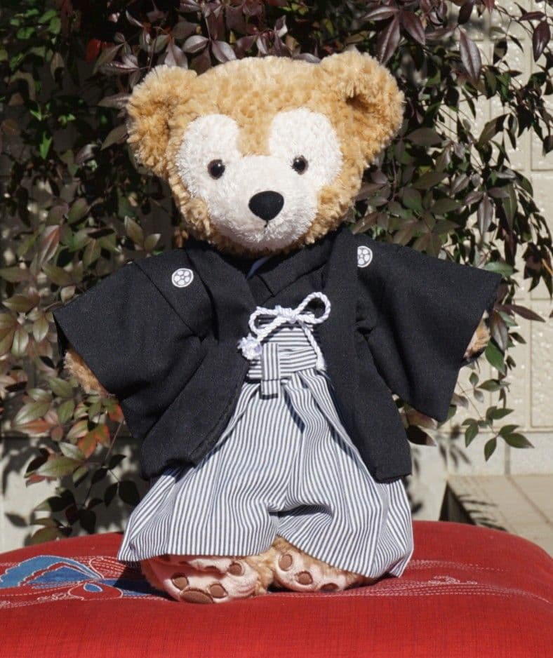 ダッフィー&シェリーメイのウェディング衣装 羽織袴と色打掛 黒