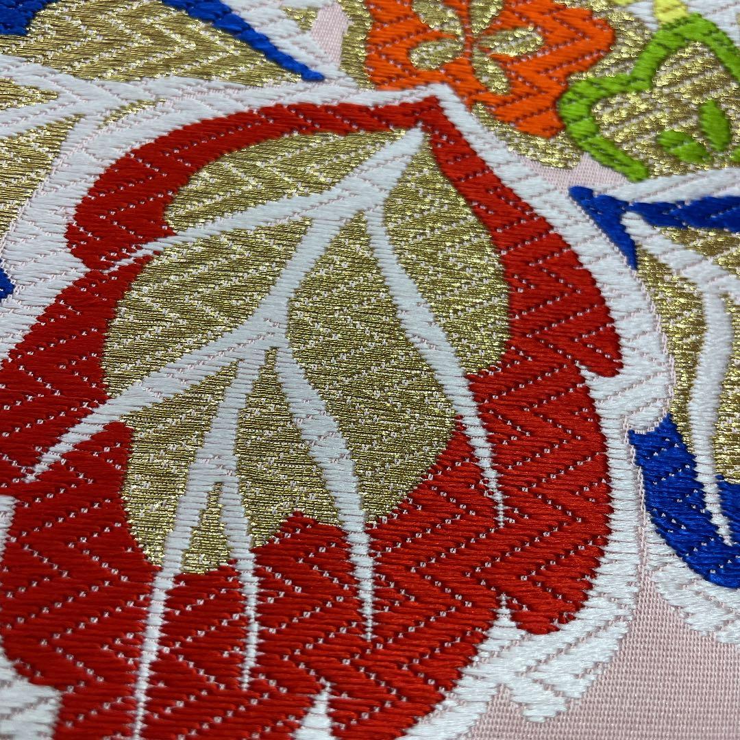 新品 西陣織 七五三 七歳用袋帯 未仕立て お仕立て上がり価格 正絹 祝帯 和装