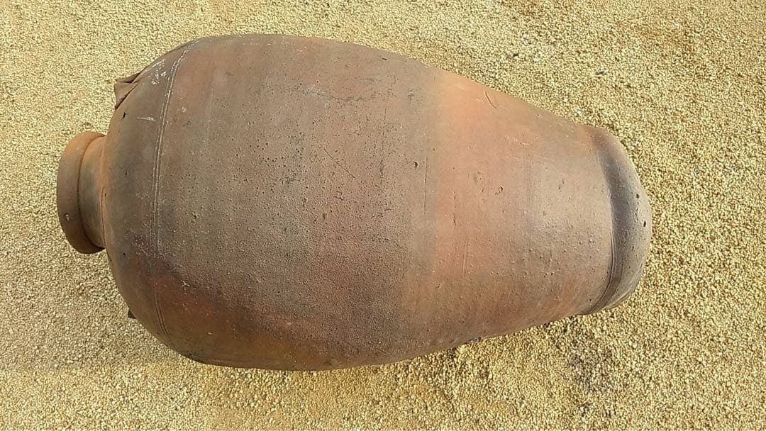 琉球壺　南蛮　焼締　泡盛酒　壺屋焼　古道具　古備前