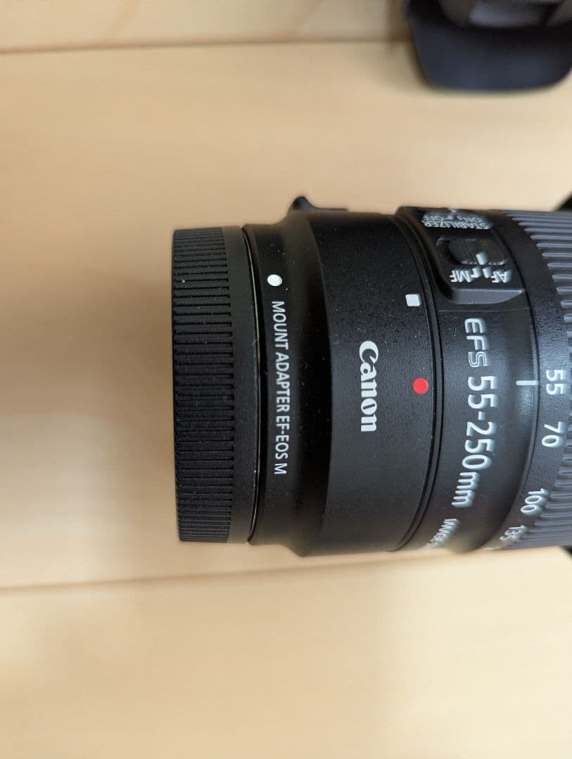 Canon EOS KissM ミラーレスカメラ + レンズ3本 EFマウント
