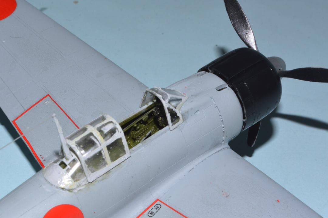 [完成品]　1/48　日本海軍　零式艦上戦闘機２１型　空母『翔鶴』戦闘機隊