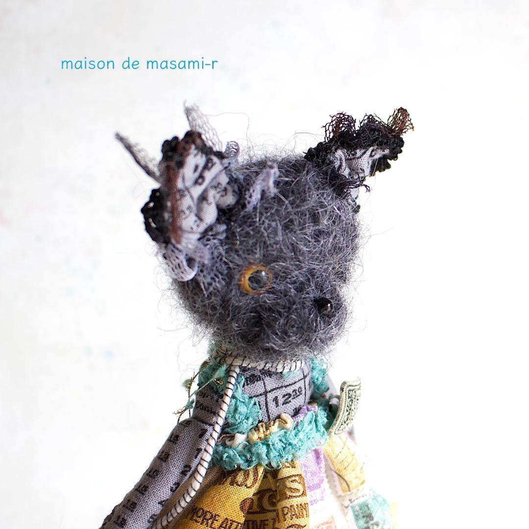 ブリティッシュショートヘアのミニぬいぐるみ 14cm バックチャーム付 リバティ