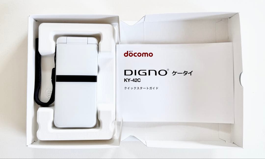 docomo DIGNO KY-42C ホワイト 美品