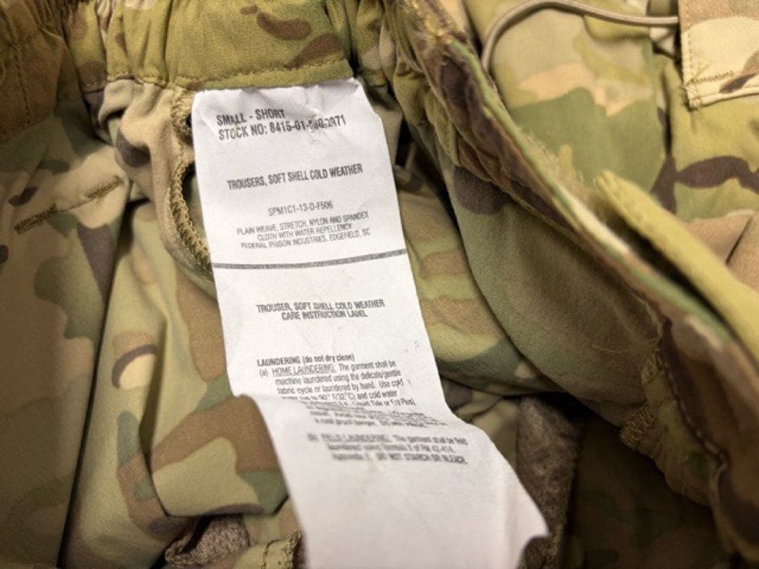 S/S LEVEL 5 ソフトシェルパンツ 米軍 seal ECWCS